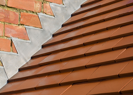 inspect flashing on roofs