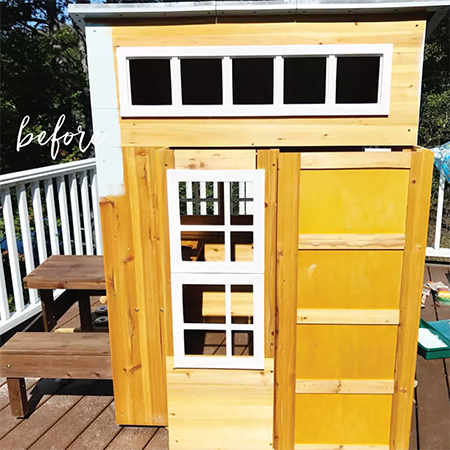 diy garden shed play space for kids