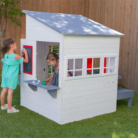 convert shed into childrens play space
