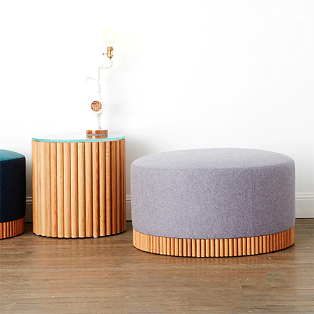 dowel ottoman