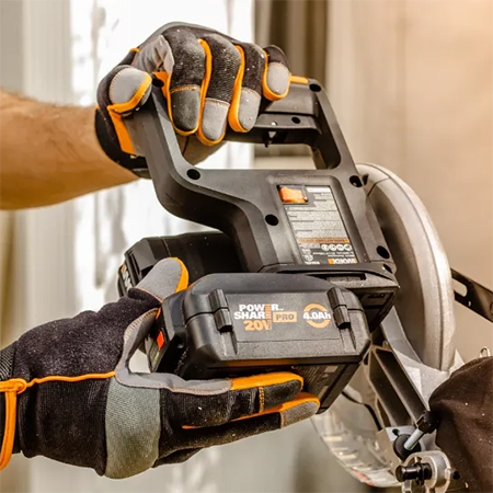 worx 20v battery range of power tools