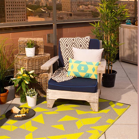 carpets or rugs for balcony or terrace