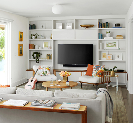 Decorate a Living or Family Room around a TV