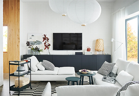 long tv stand or media unit