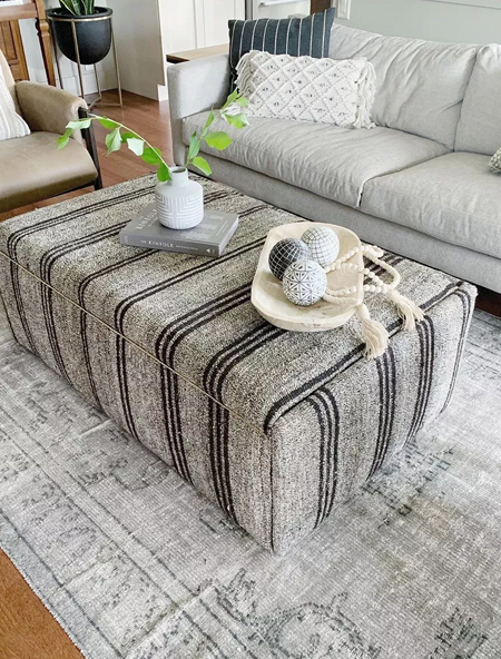 diy make upholstered storage ottoman