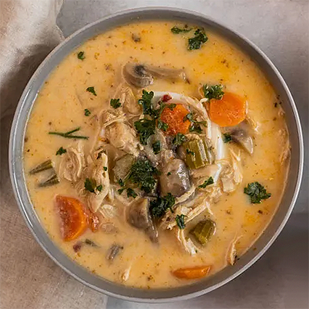 Hearty Creamy Chicken Soup