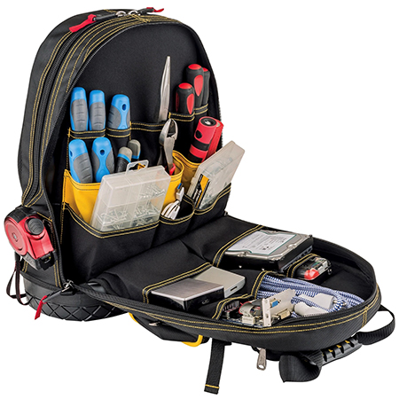 CAT range of backpacks, knives and tool bags