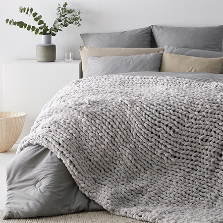 Where to Buy a Chunky Knit Throw or Blanket
