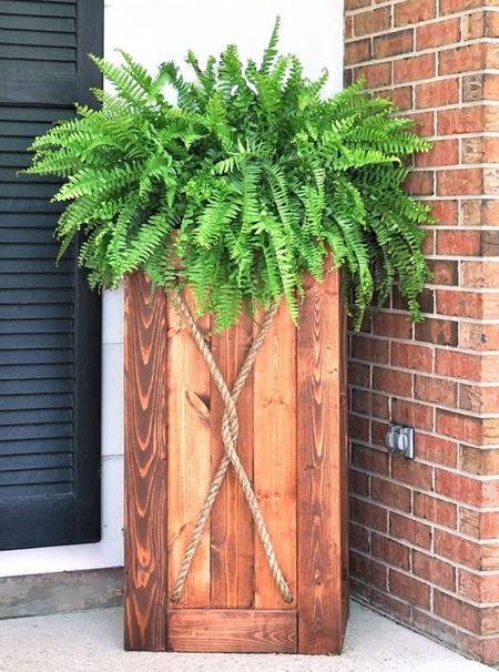 how to make wooden planter