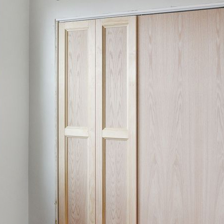 how to secure trim to wardrobe or closet door