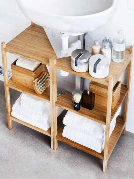 make bathroom storage furniture