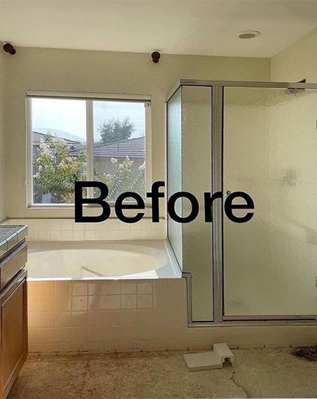 Bathroom Renovation - Same Floorplan - Bigger Space