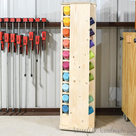kreg project plan paint storage tower
