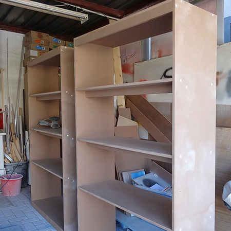 make workshop storage cupboards or bookshelves