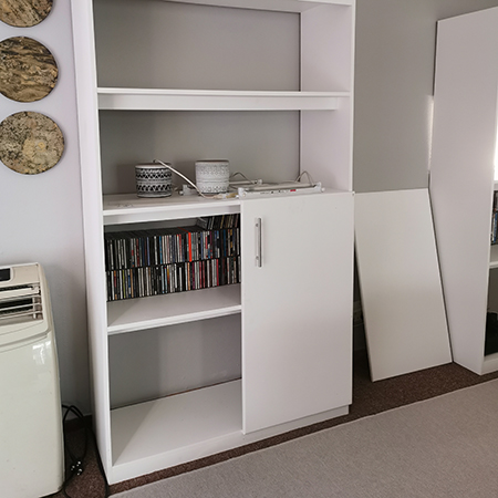 add doors to bookshelves