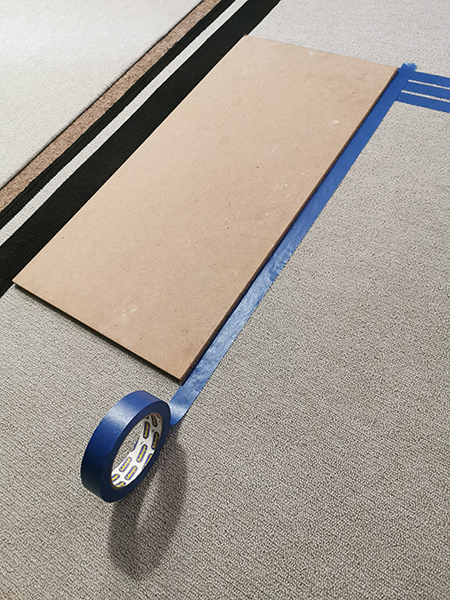 Use Spray Paint to Create a Custom Rug Design