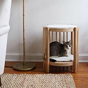 diy cat bed and side table