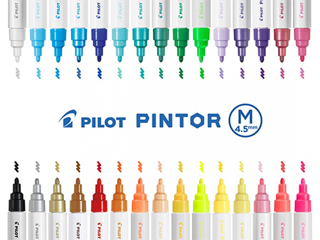 pilot pintor paint pen range