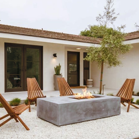 diy ideas for concrete firepit