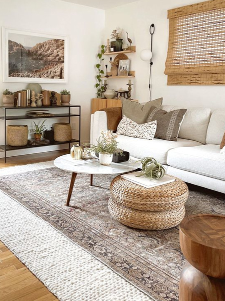 ideas for layering rugs