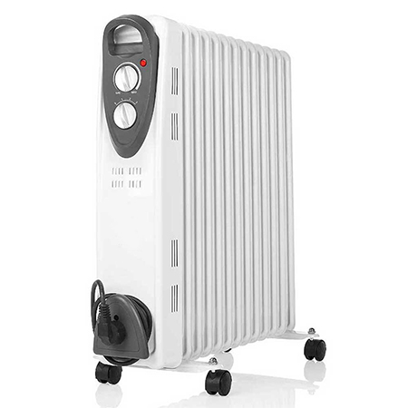 Oil-filled radiator-style heater