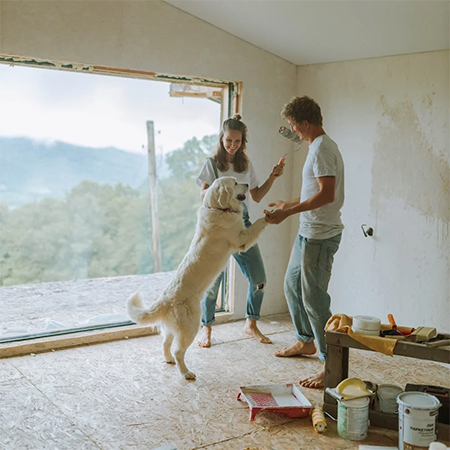 stress of renovating fixer upper