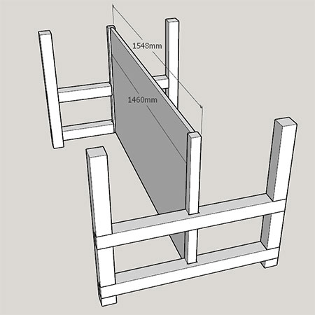 diagram for kitchen island