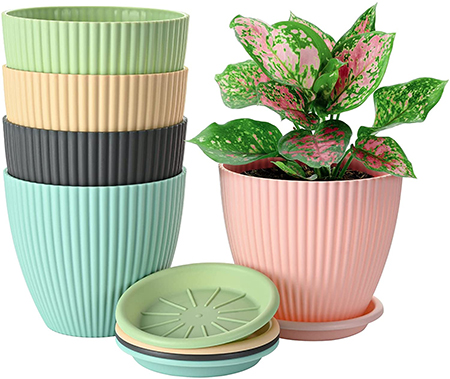 plastic plant pot designs