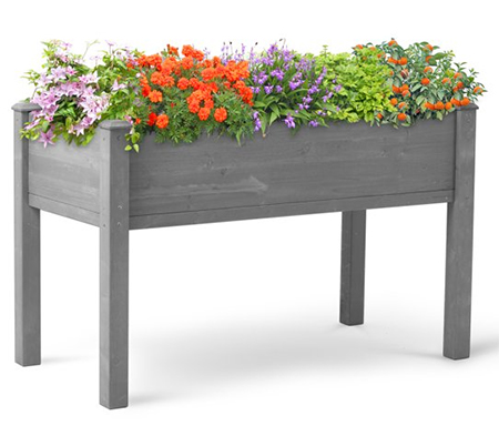 wooden plant container