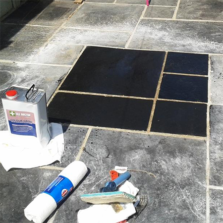 how to clean outdoor tile surface