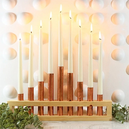 dremel candle holder with copper pipe
