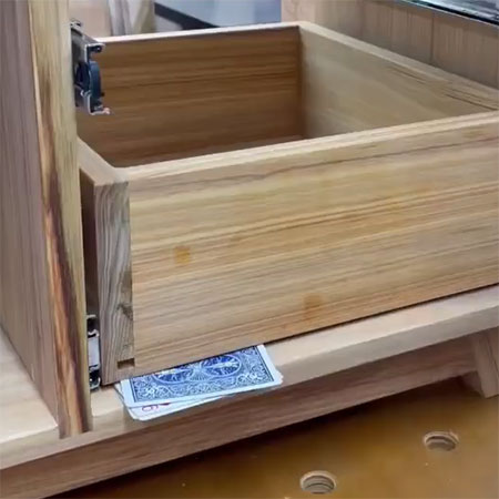 how to use playing cards as spacers