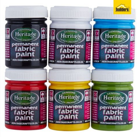 colours acrylic fabric paint