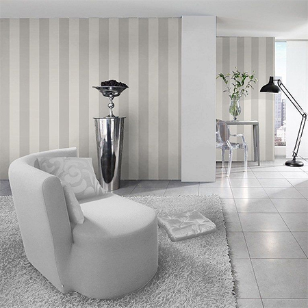 Stripes in Living and Dining Rooms