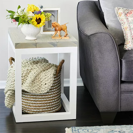 Make a Side Table in Under an Hour!