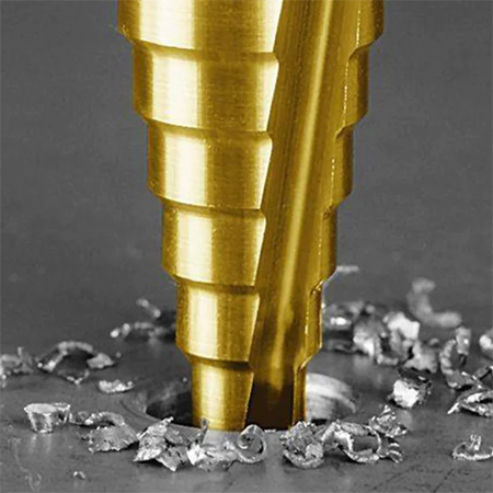 How to Drill Holes in Steel - Any Size of Holes - with a stepped bit