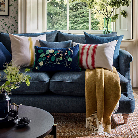 throws for winter lounge or family room