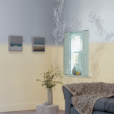 two tone paint colour on walls ideas