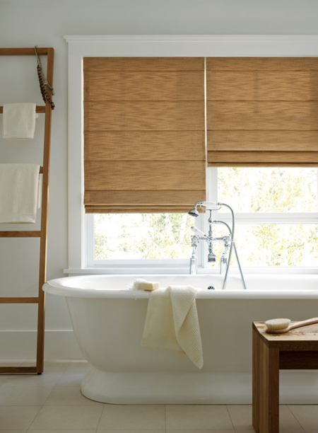roman roller blinds for bathroom