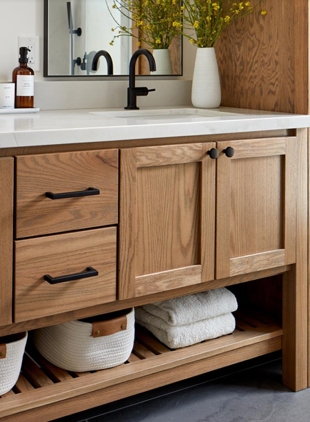 modern wood bathroom furniture