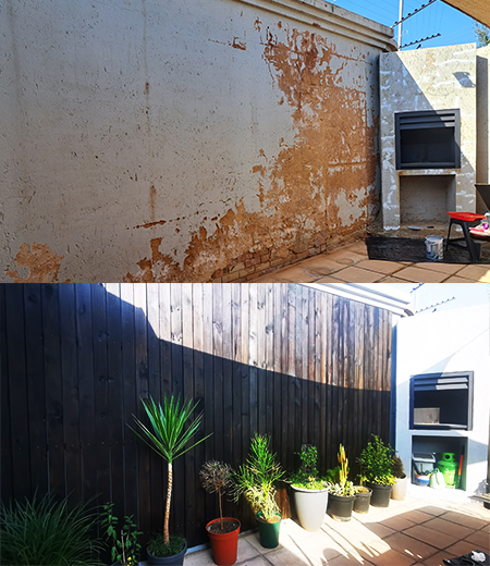 Do-It-Yourself Courtyard Garden Makeover