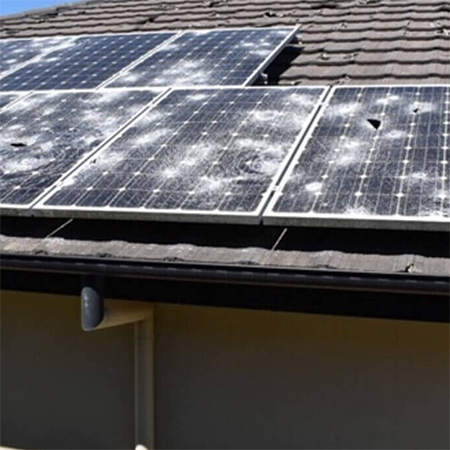 Can solar panels be damaged by hail?