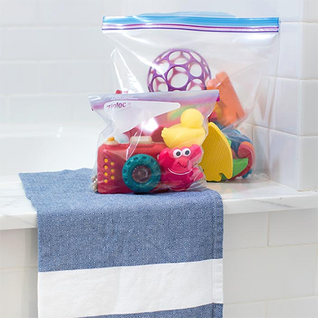 zipseal or ziploc for bathroom