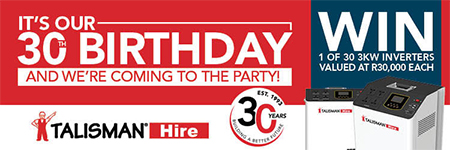 How to win a Talisman 3KW inverter to the value of R30,000