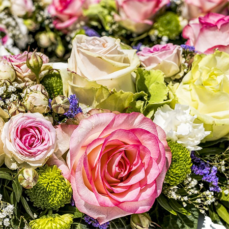 Sending flowers to friends and family from South Africa