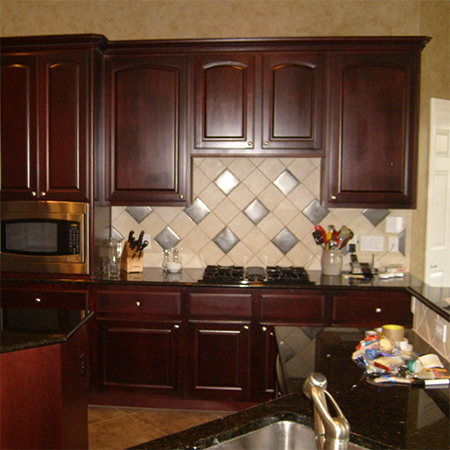 Update a Brown Wood Kitchen