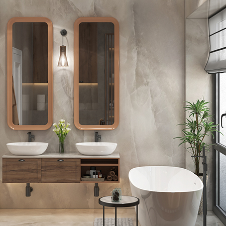 New looks for a bathroom