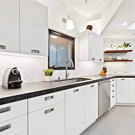 how to paint steel kitchen cabinets