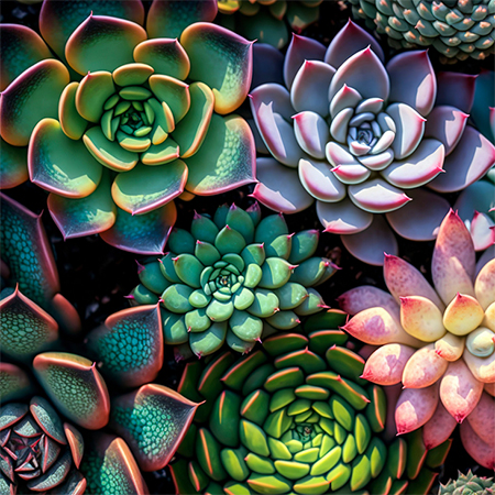 do succulents become brighter colours in winter