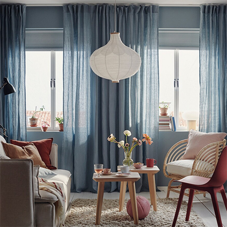 Should My Curtains Be The Same Colour as The Walls?
